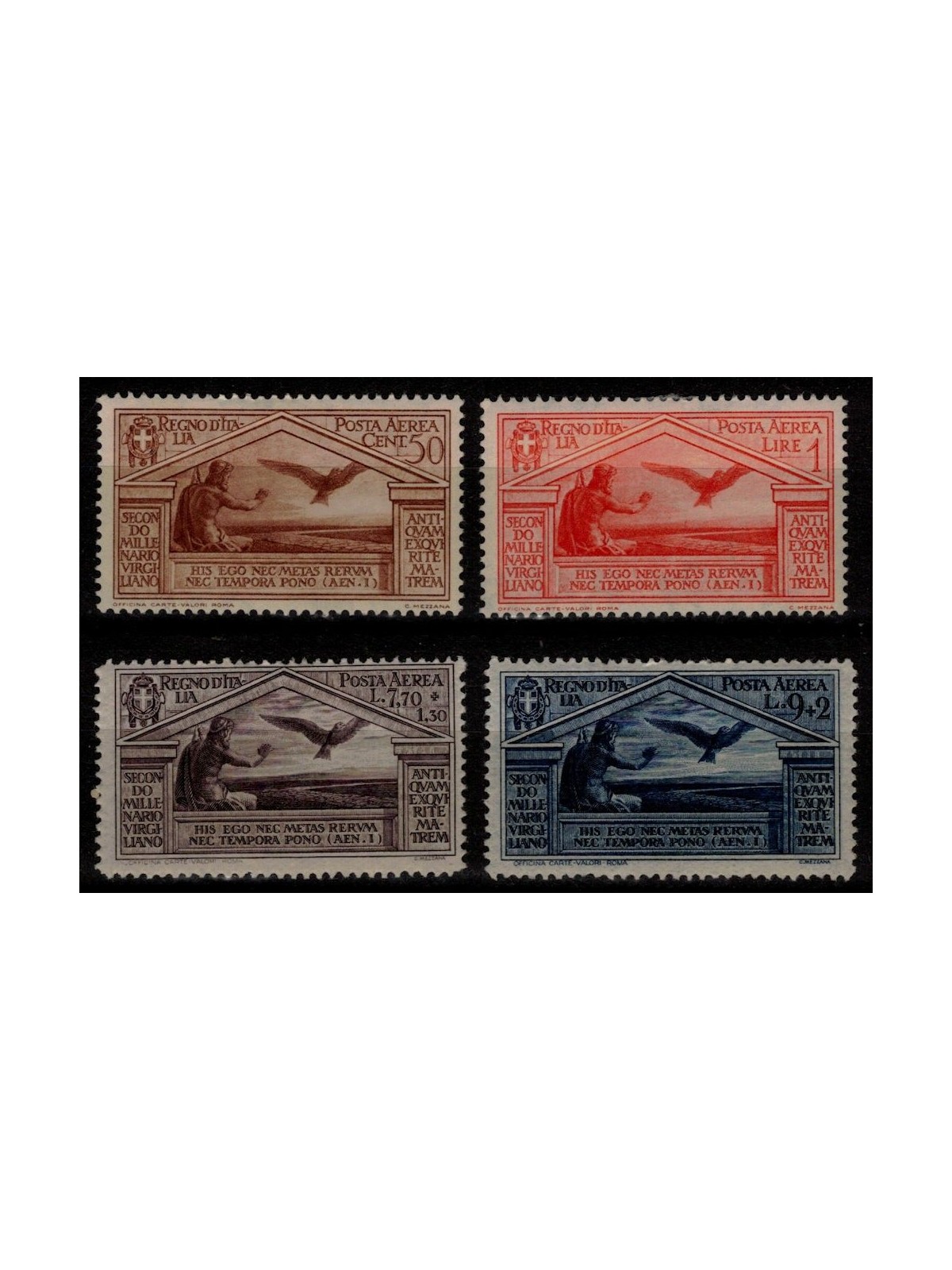 ITALY KINGDOM 1930 Bimillennium Virgil (airmail) 4v MH*