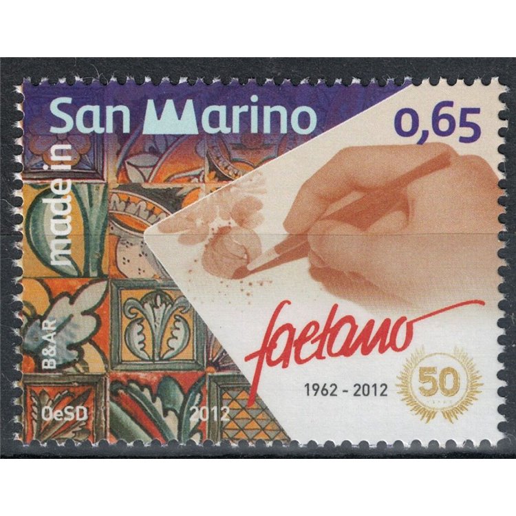 SAN MARINO 2012 Faetano Ceramics MNH**