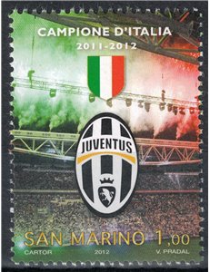 SAN MARINO 2012 Juventus campione d'Italia MNH**