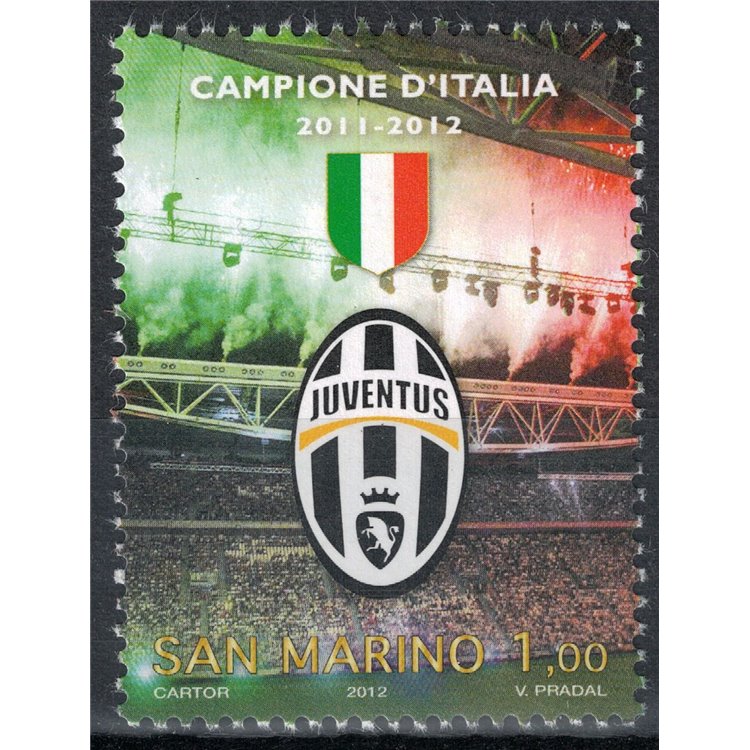 SAN MARINO 2012 Juventus campione d'Italia MNH**