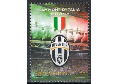 SAN MARINO 2012 Juventus Italian champion MNH**