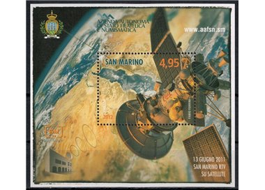 SAN MARINO 2012 San Marino RTV on s/s MNH satellite**