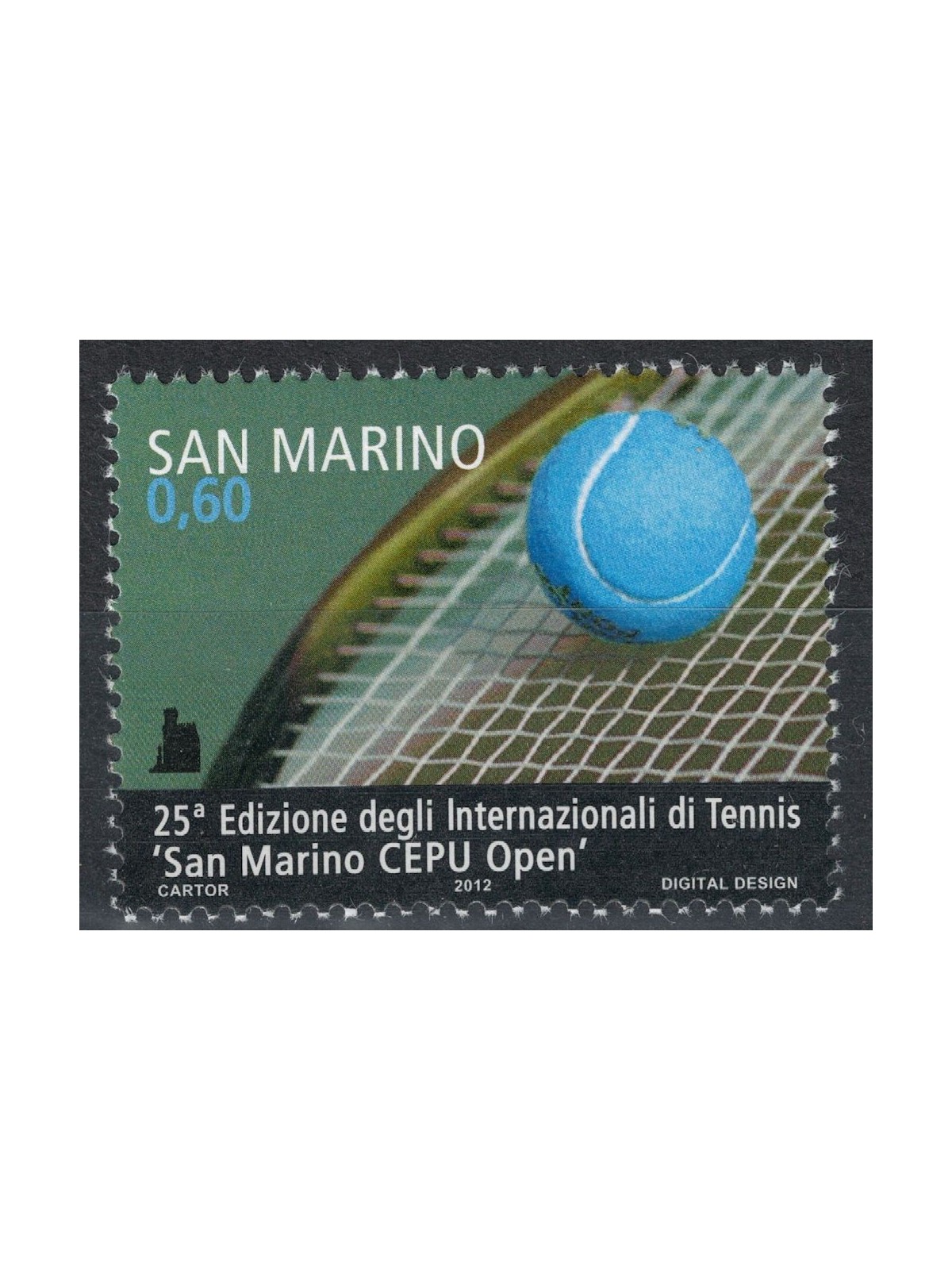SAN MARINO 2012 International Tennis Championships MNH**