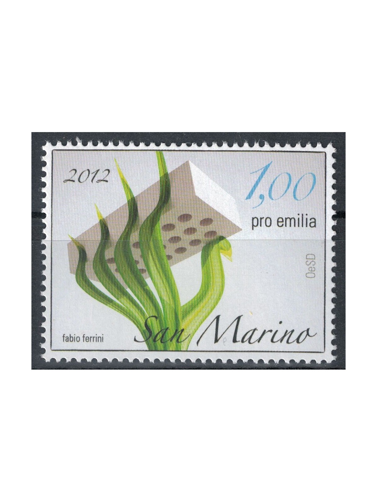 SAN MARINO 2012 Pro terremotati Emilia Romagna MNH**
