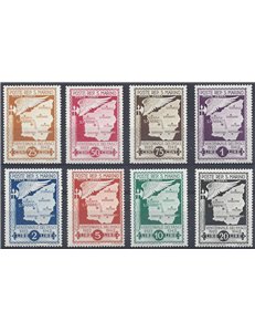 SAN MARINO 1943 Ventennale dei Fasci (posta aerea) 8v MNH**
