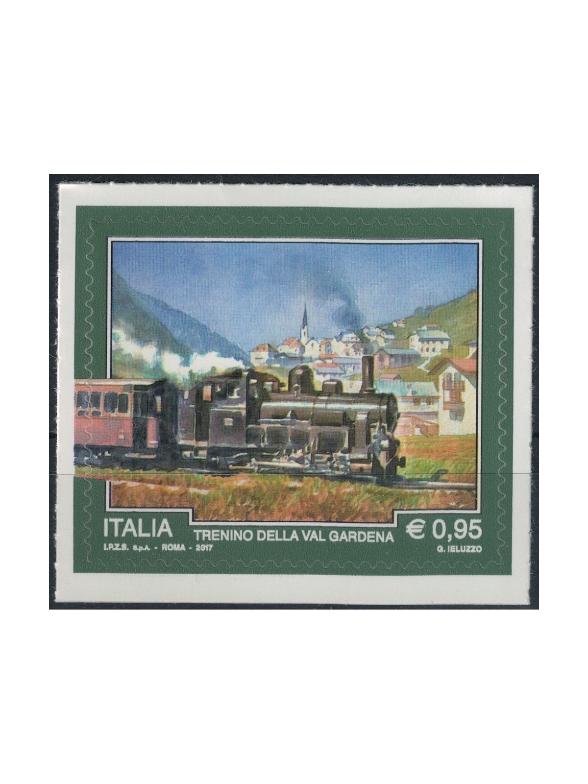 ITALY 2017 Valgardena train MNH**