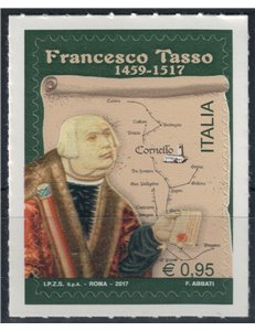 ITALY 2017 Francesco Tasso MNH**