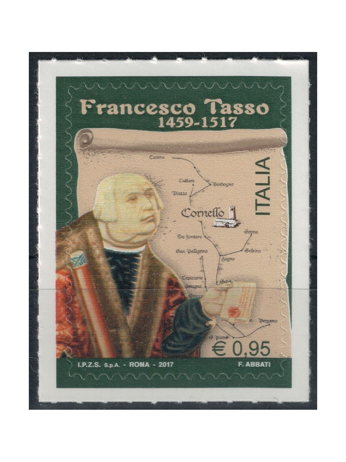 ITALY 2017 Francesco Tasso MNH**