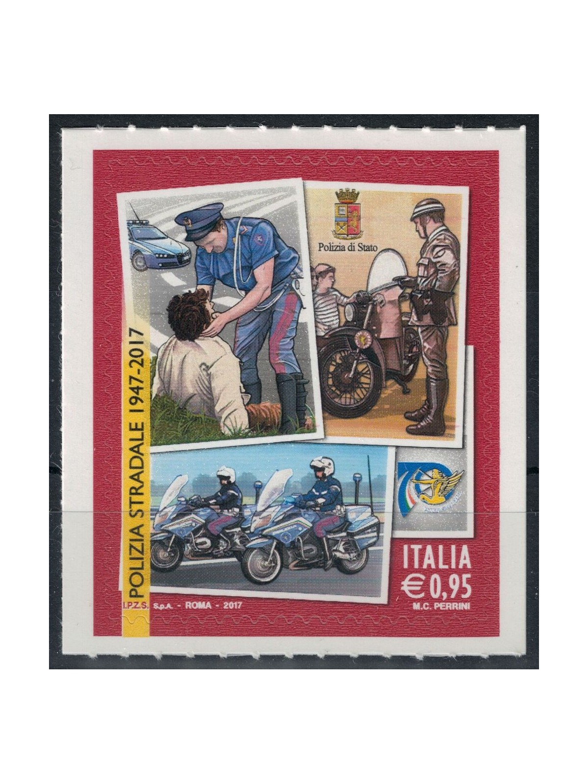 ITALIA 2017 Polizia stradale MNH**