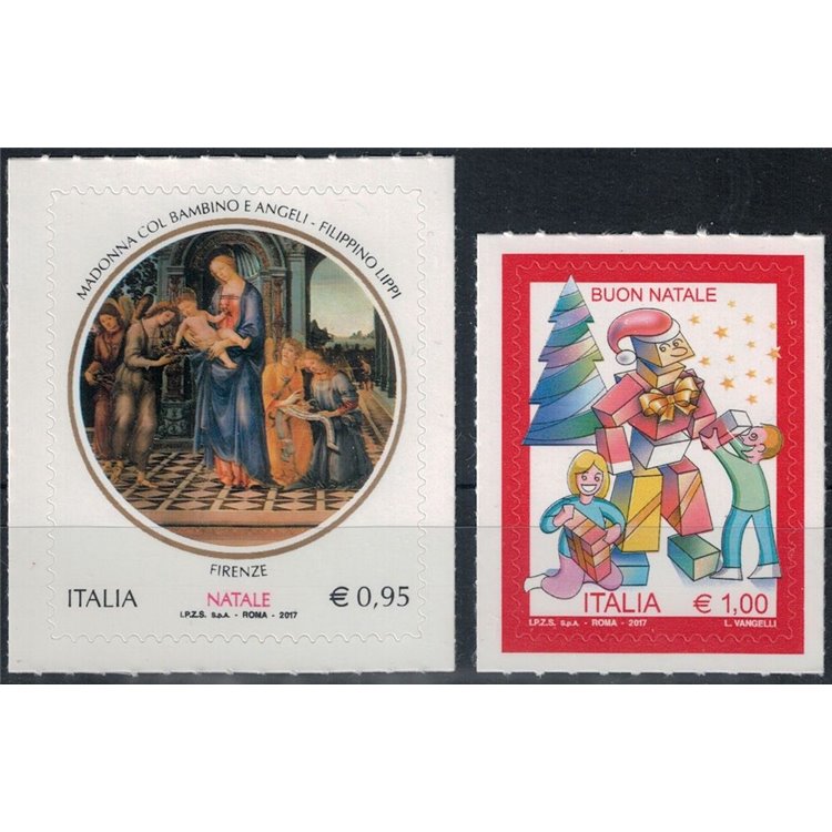 ITALY 2017 Christmas 2v MNH**