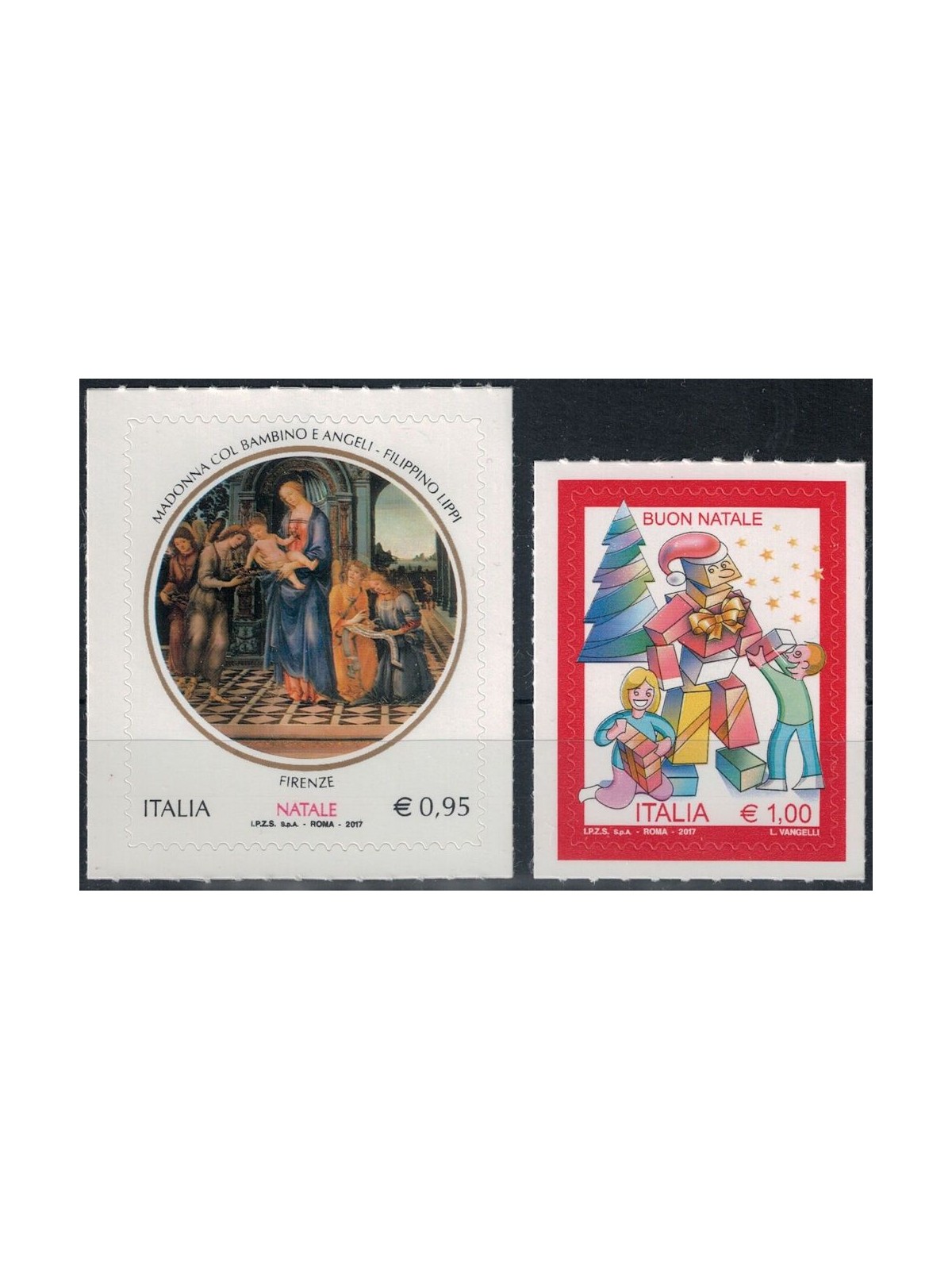 ITALIA 2017 Natale 2v MNH**