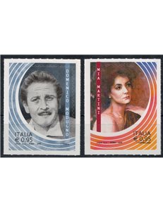 ITALY 2018 Mia Martini and Domenico Modugno 2v MNH**