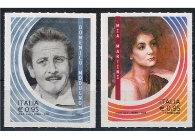 ITALIA 2018 Mia Martini e Domenico Modugno 2v MNH**