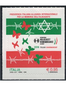ITALY 2018 Holocaust MNH**