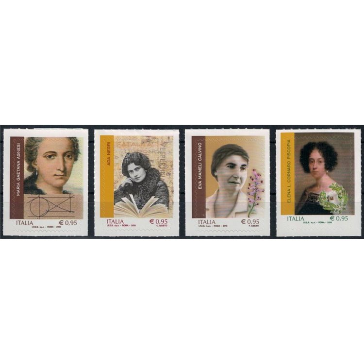 ITALIA 2018 Eccellenze del sapere 4v MNH**