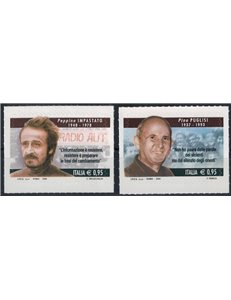 ITALIA 2018 Lotta alla mafia 2v MNH**