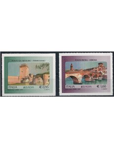 ITALIA 2018 Europa 2v MNH**