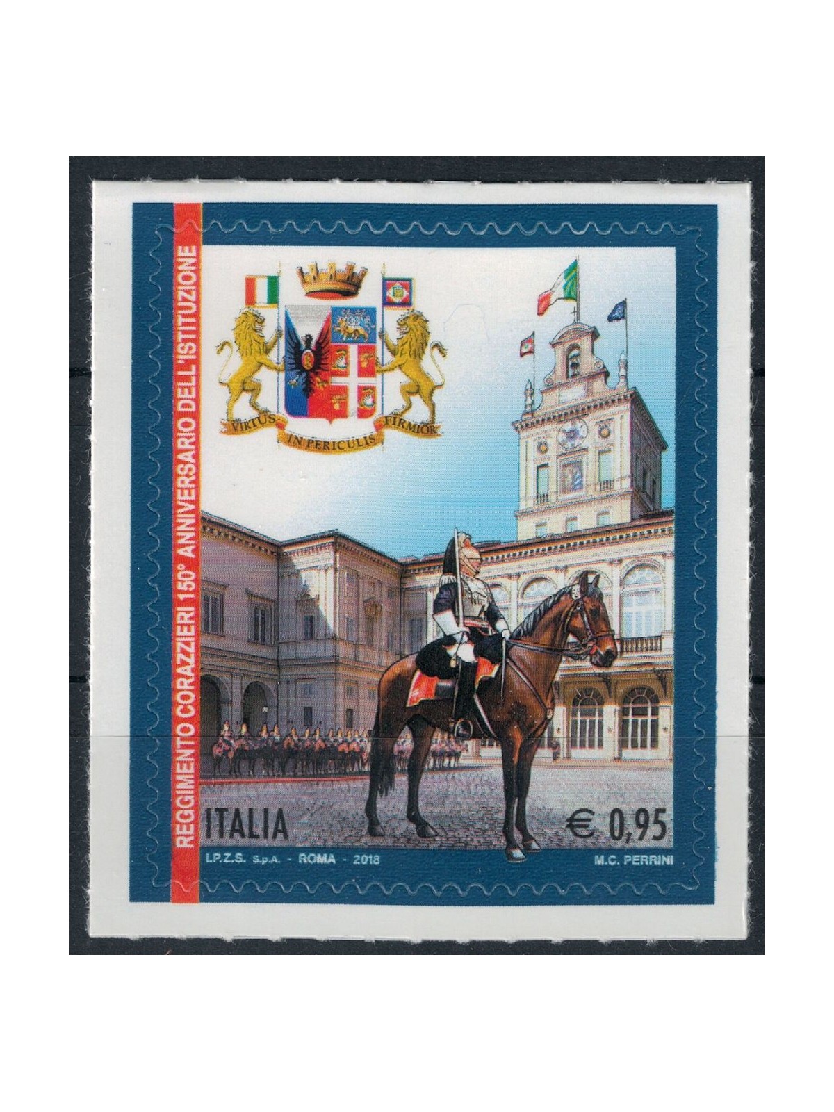 ITALIA 2018 Reggimento corazzieri MNH**