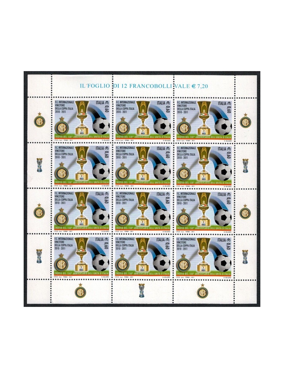 ITALIA 2011 Inter MF MNH**