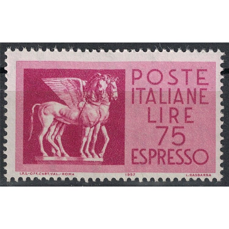ITALIA 1958 Espresso £75 (stelle II) MH*