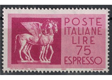 ITALIA 1958 Espresso £75 (stelle II) MH*