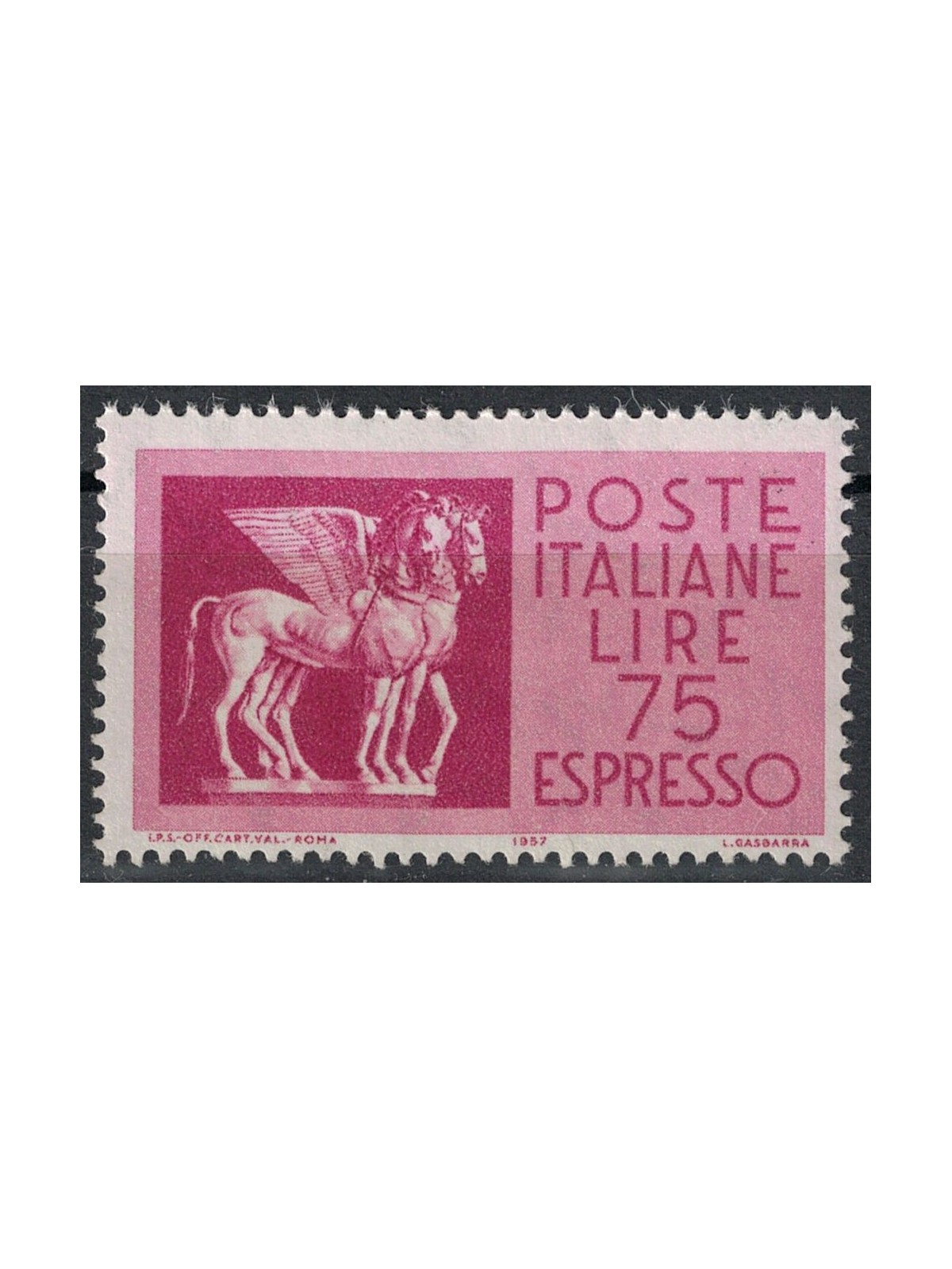 ITALIA 1958 Espresso £75 (stelle II) MH*