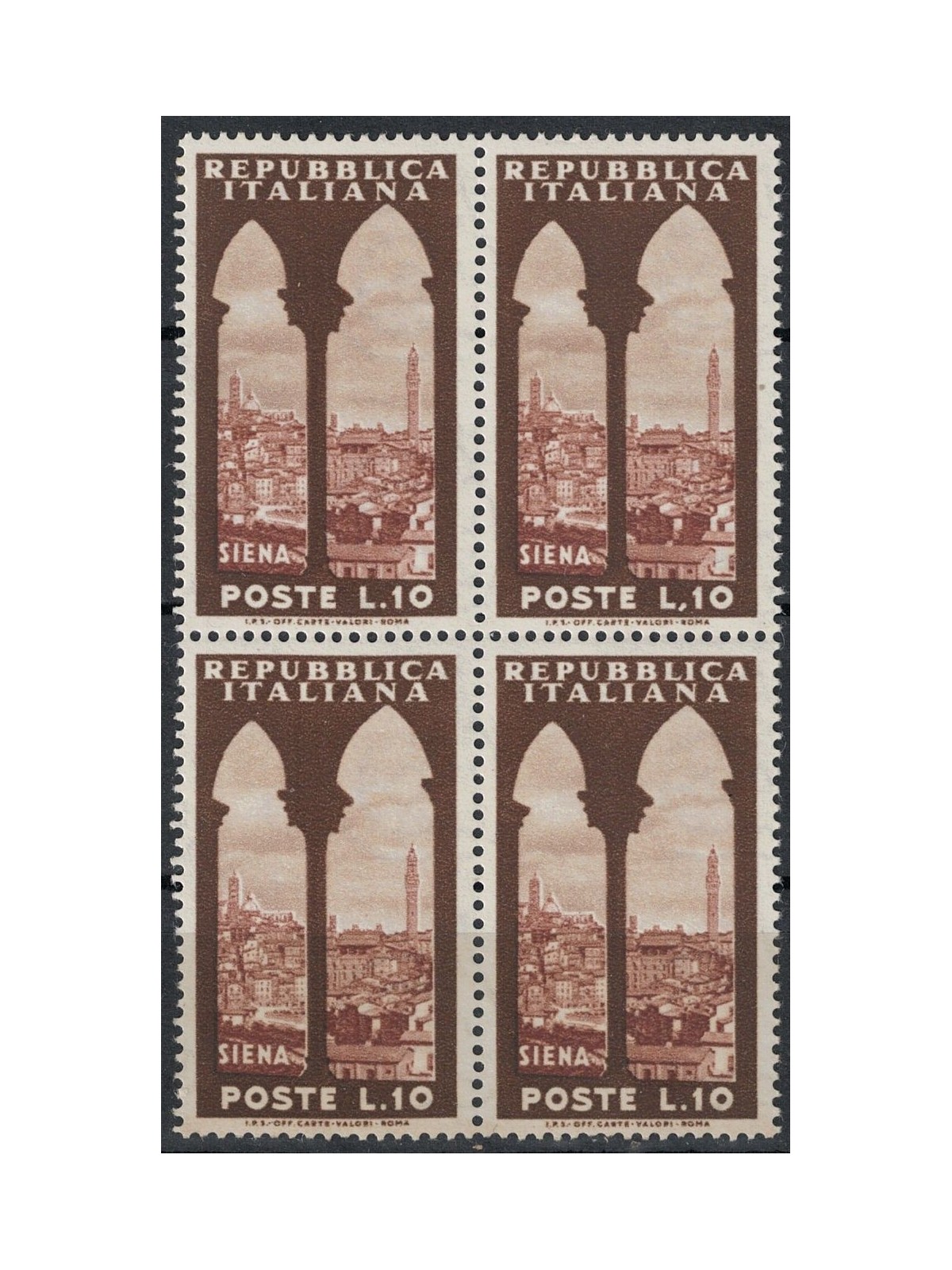 ITALY 1953 Tourist Propaganda £10 (point after L) MNH**