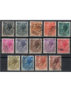 ITALIA 1955-60 Siracusana (stelle II) 14v us