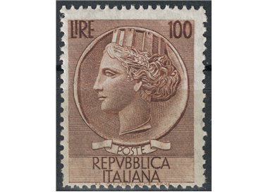 ITALY 1955 Siracusana £100 (dent. 13¼x12¼) MNH**