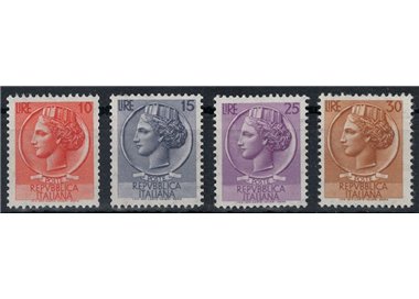 ITALY 1955-60 Siracusana (stars I from reel) 4v MNH**