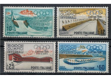 ITALIA 1956 Giochi Olimpici Invernali (stelle II) 4v MH*