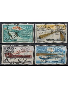 ITALY 1956 Winter Olympic Games (stars II) 4v us