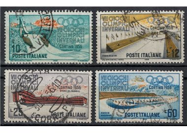 ITALY 1956 Winter Olympic Games (stars II) 4v us