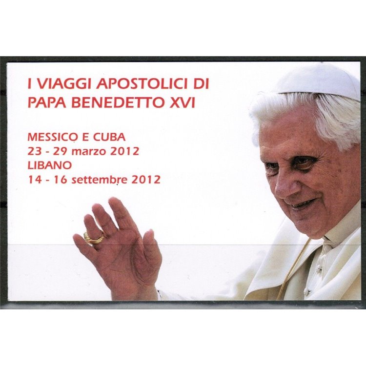 VATICANO 2013 I viaggi nel mondo di Benedetto XVI LB MNH**