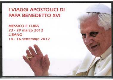 VATICAN 2013 Benedict XVI's World Travels booklet MNH**