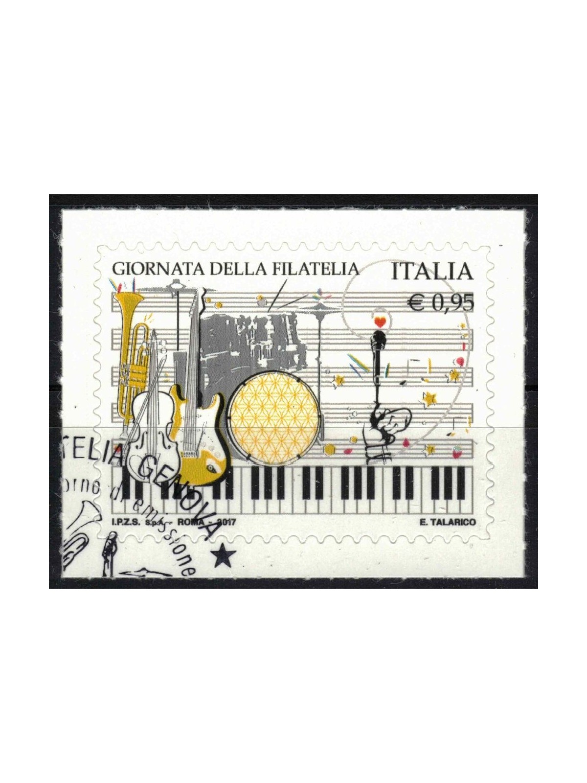 ITALY 2017 Philately Day us