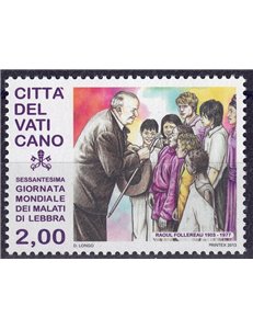VATICANO 2013 Giornata mondiale dei malati di lebbra MNH**