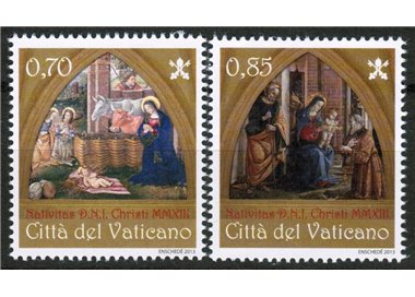 VATICANO 2013 Natale 2v MNH**