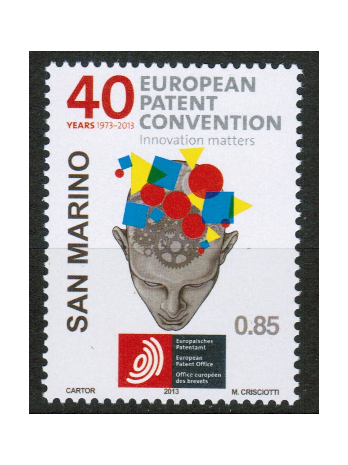 SAN MARINO 2013 Made in San Marino, la Serenissima MNH**