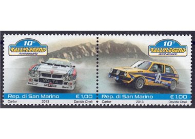 SAN MARINO 2013 Rally Legend 2v MNH**