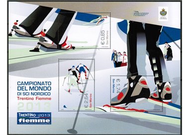 SAN MARINO 2013 Nordic Skiing s/s MNH**
