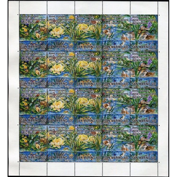 SAN MARINO 1995 Nature Conservation m/s MNH**