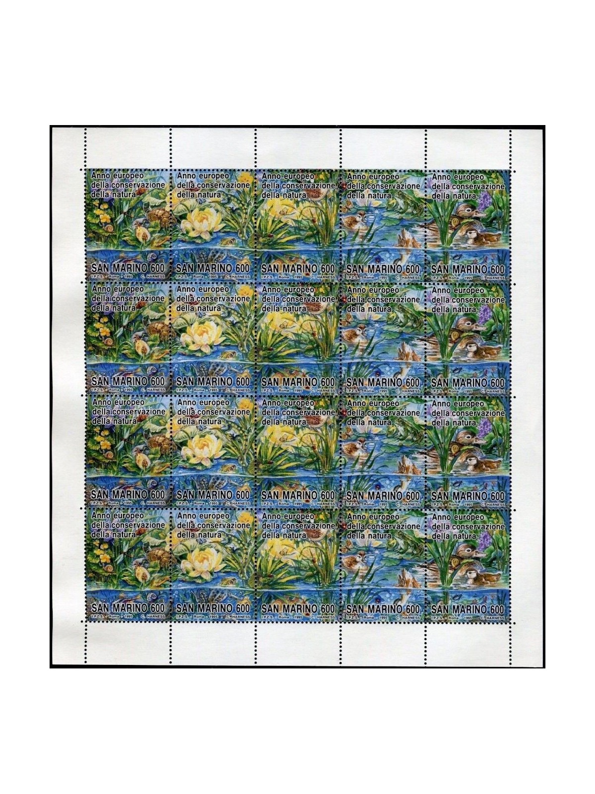 SAN MARINO 1995 Nature Conservation m/s MNH**