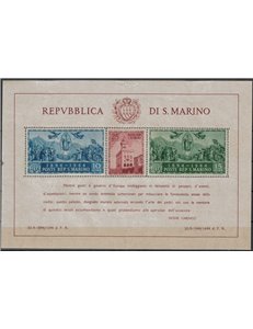 SAN MARINO 1945 Government Palace (Hammermil) s/s MH*