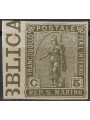 SAN MARINO 1922 Variety 5c Statue of Liberty (imperforated) MNH**