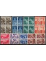 ITALIA 1946 Avvento della Repubblica (in quartina) 8v MNH**