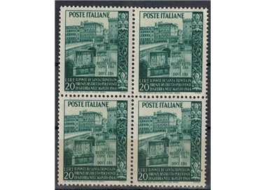 ITALIA 1949 Ponte Santa Trinità (in quartina) MNH**