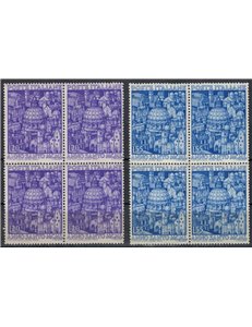 ITALY 1950 Holy Year (in block of four) 2v MNH**