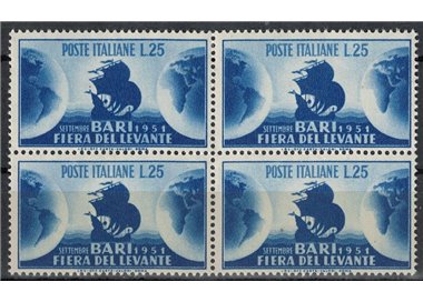 ITALY 1951 Levante Fair (in block of four) MNH**