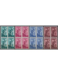 ITALIA 1948 Torre del Campidoglio (in quartina) 4v MNH**